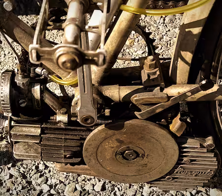 moteur 38cc de garelli mosquito de 1952